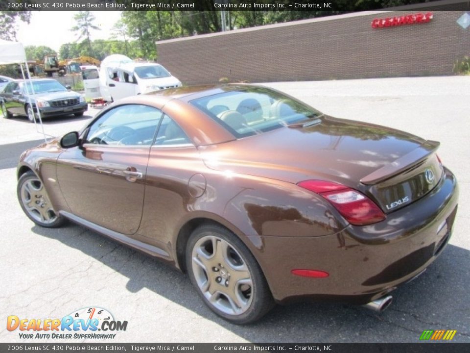 2006 Lexus SC 430 Pebble Beach Edition Tigereye Mica / Camel Photo #13