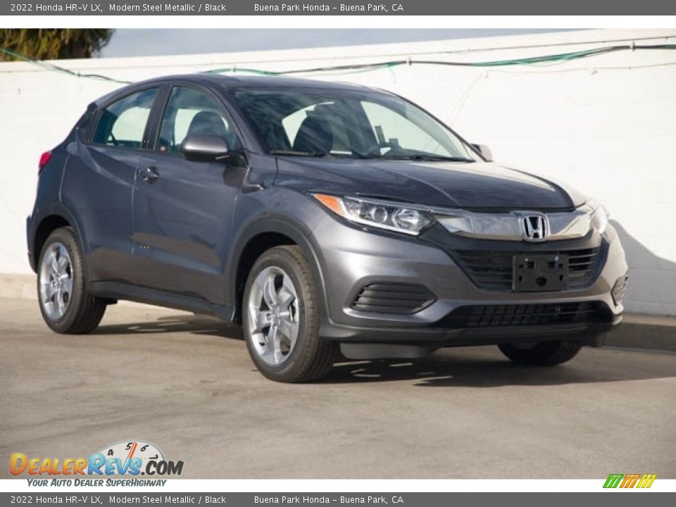 2022 Honda HR-V LX Modern Steel Metallic / Black Photo #1