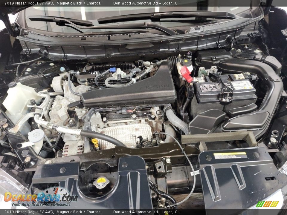 2019 Nissan Rogue SV AWD Magnetic Black / Charcoal Photo #9