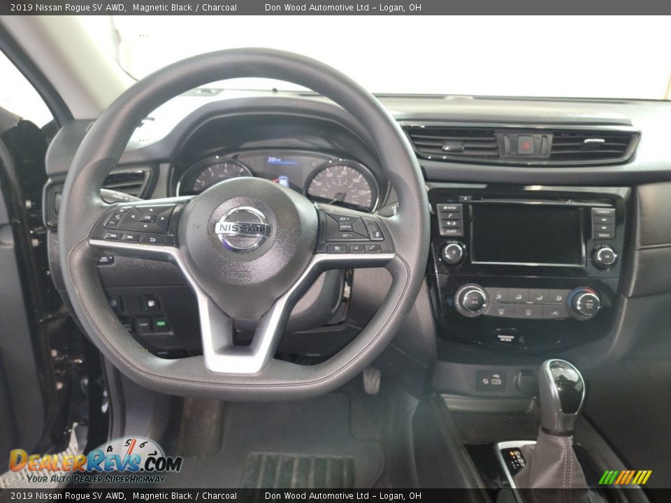 2019 Nissan Rogue SV AWD Magnetic Black / Charcoal Photo #15