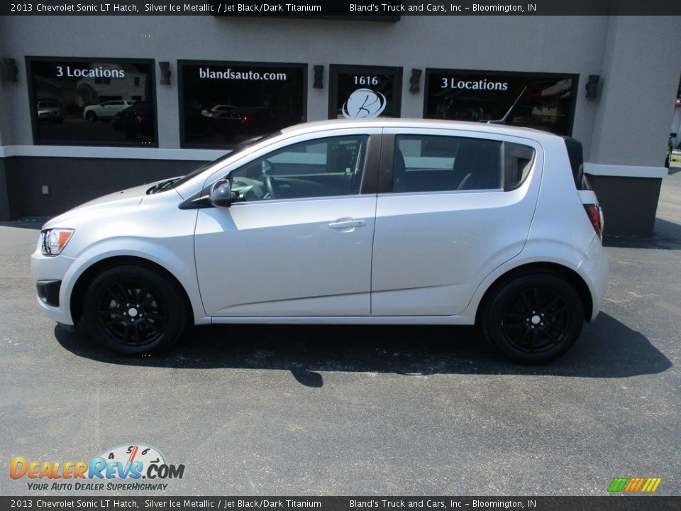 2013 Chevrolet Sonic LT Hatch Silver Ice Metallic / Jet Black/Dark Titanium Photo #1