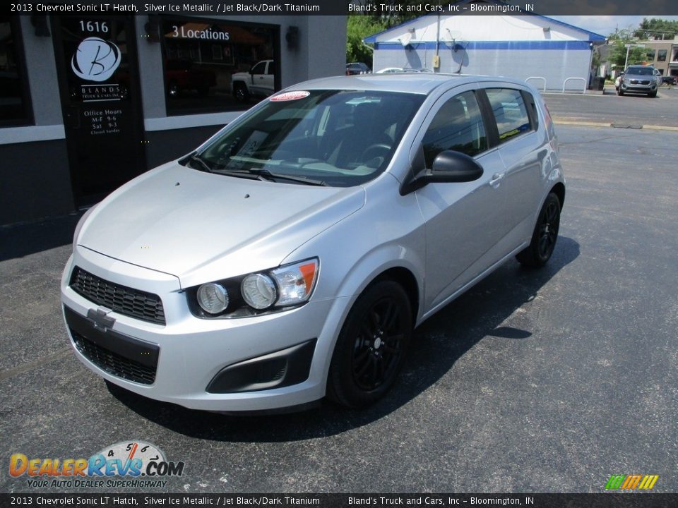 2013 Chevrolet Sonic LT Hatch Silver Ice Metallic / Jet Black/Dark Titanium Photo #2