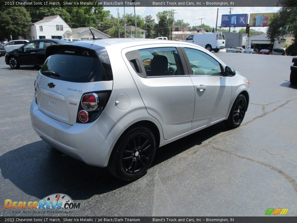 2013 Chevrolet Sonic LT Hatch Silver Ice Metallic / Jet Black/Dark Titanium Photo #4