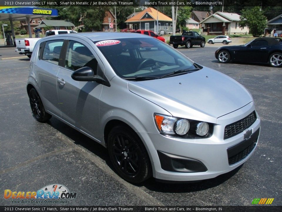 2013 Chevrolet Sonic LT Hatch Silver Ice Metallic / Jet Black/Dark Titanium Photo #5