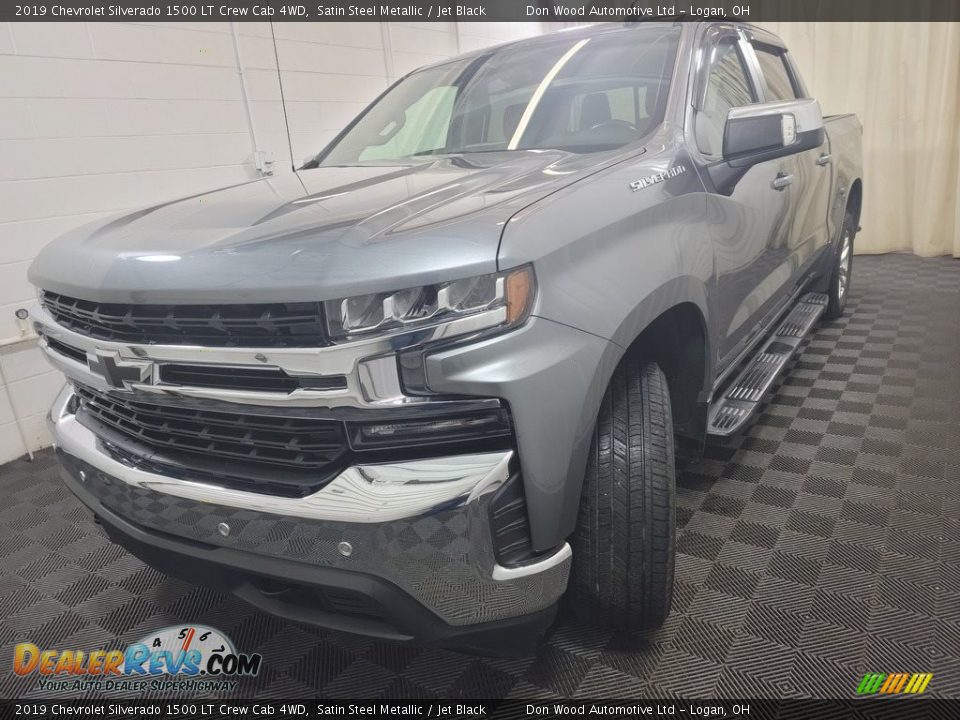 2019 Chevrolet Silverado 1500 LT Crew Cab 4WD Satin Steel Metallic / Jet Black Photo #4