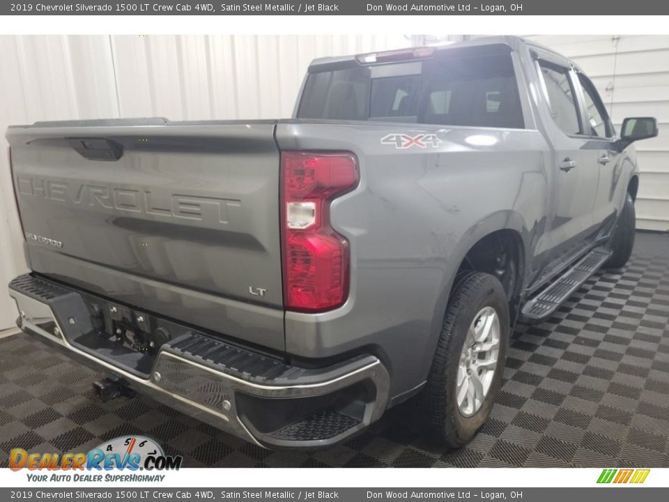 2019 Chevrolet Silverado 1500 LT Crew Cab 4WD Satin Steel Metallic / Jet Black Photo #7