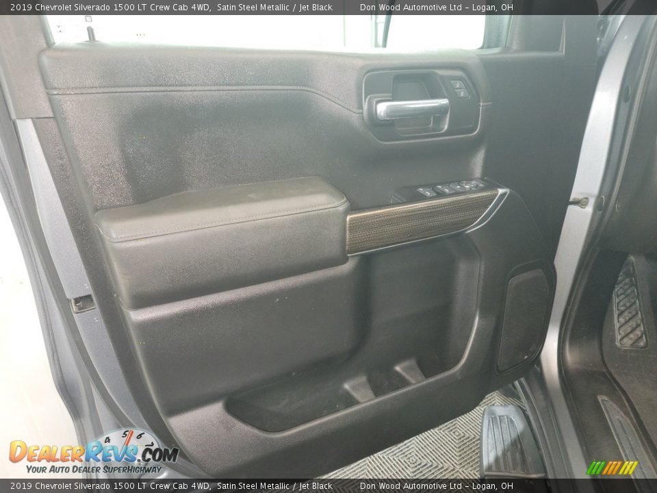 2019 Chevrolet Silverado 1500 LT Crew Cab 4WD Satin Steel Metallic / Jet Black Photo #11