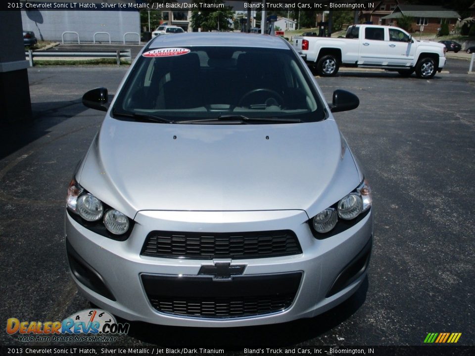 2013 Chevrolet Sonic LT Hatch Silver Ice Metallic / Jet Black/Dark Titanium Photo #23