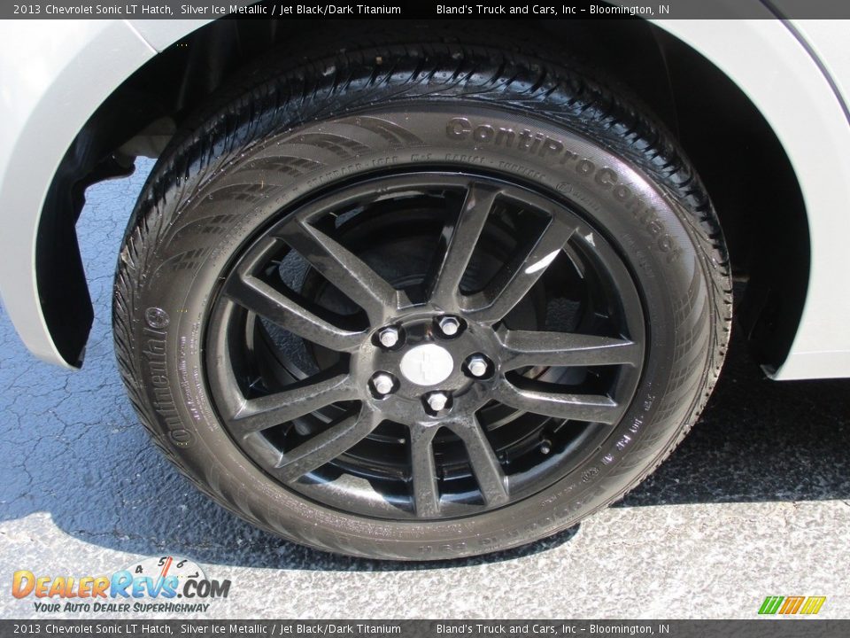 2013 Chevrolet Sonic LT Hatch Silver Ice Metallic / Jet Black/Dark Titanium Photo #24