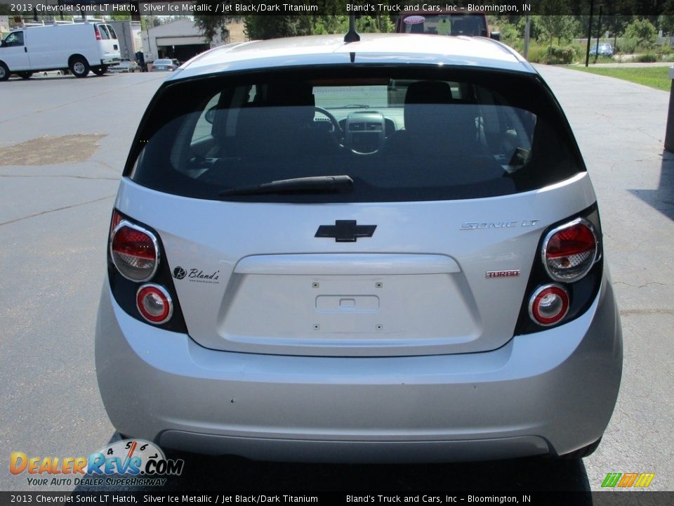 2013 Chevrolet Sonic LT Hatch Silver Ice Metallic / Jet Black/Dark Titanium Photo #25