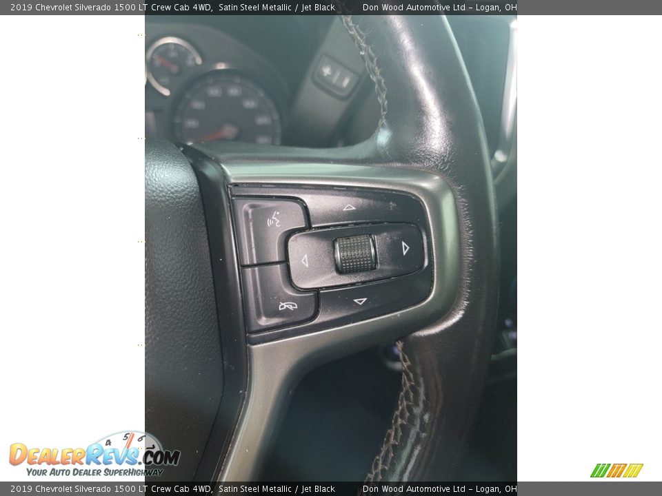 2019 Chevrolet Silverado 1500 LT Crew Cab 4WD Satin Steel Metallic / Jet Black Photo #16