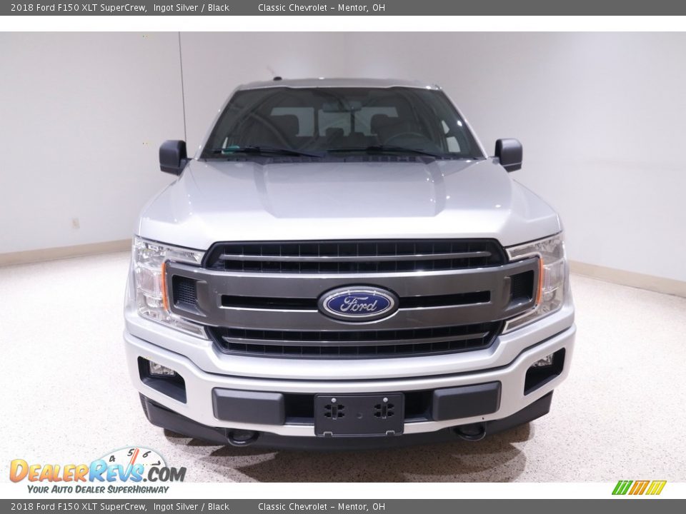 2018 Ford F150 XLT SuperCrew Ingot Silver / Black Photo #2