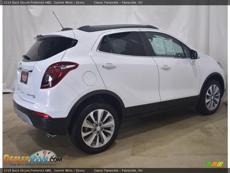 2018 Buick Encore Preferred AWD Summit White / Ebony Photo #2