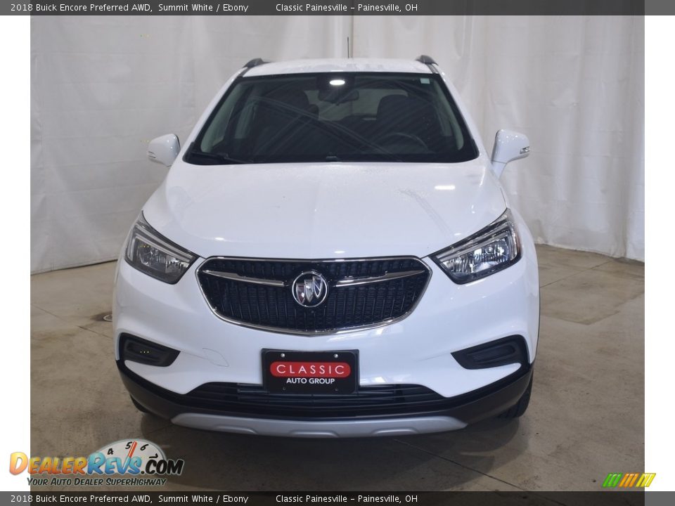 2018 Buick Encore Preferred AWD Summit White / Ebony Photo #4