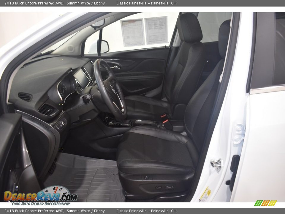 2018 Buick Encore Preferred AWD Summit White / Ebony Photo #7