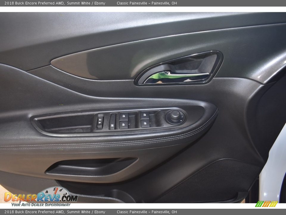 2018 Buick Encore Preferred AWD Summit White / Ebony Photo #10