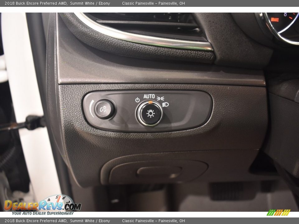 2018 Buick Encore Preferred AWD Summit White / Ebony Photo #11