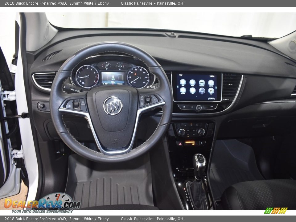 2018 Buick Encore Preferred AWD Summit White / Ebony Photo #12