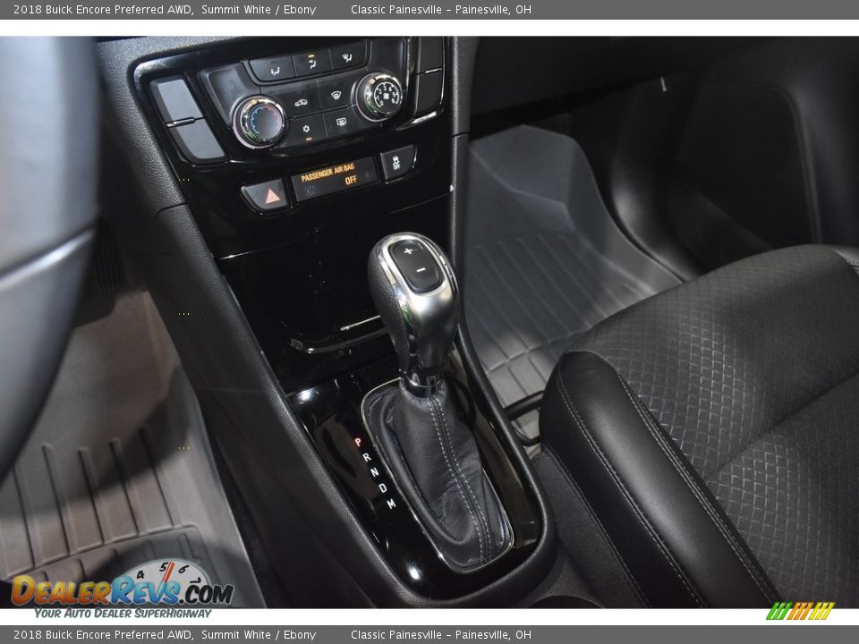 2018 Buick Encore Preferred AWD Summit White / Ebony Photo #14