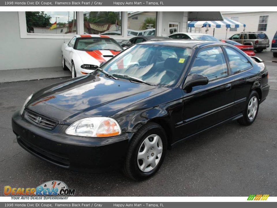 1998 Black honda civic ex #6