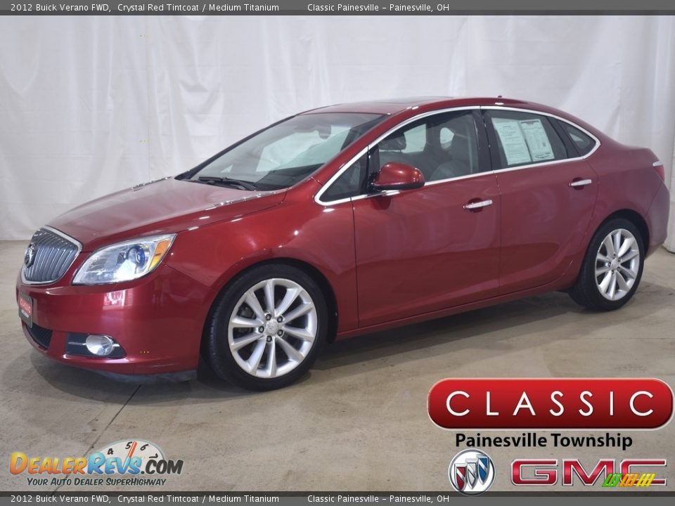 2012 Buick Verano FWD Crystal Red Tintcoat / Medium Titanium Photo #1