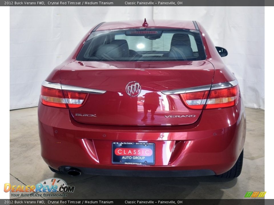 2012 Buick Verano FWD Crystal Red Tintcoat / Medium Titanium Photo #3