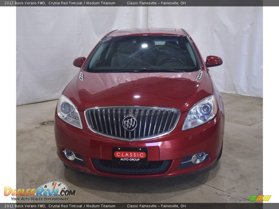 2012 Buick Verano FWD Crystal Red Tintcoat / Medium Titanium Photo #4