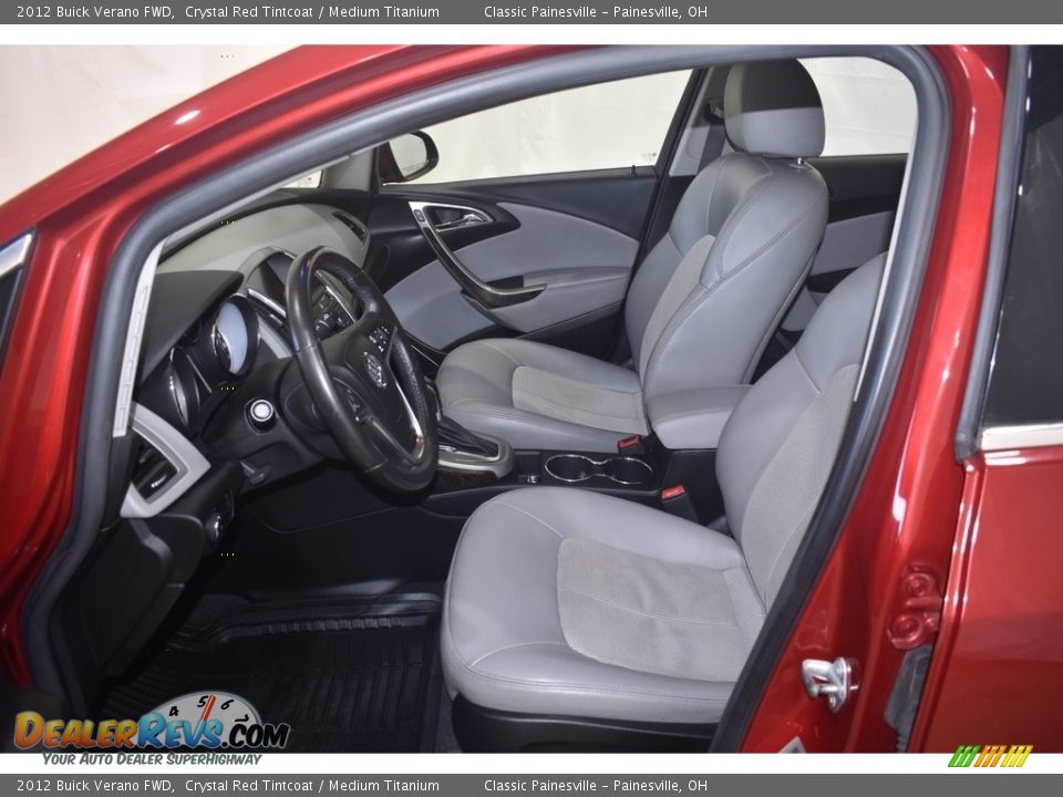 2012 Buick Verano FWD Crystal Red Tintcoat / Medium Titanium Photo #8