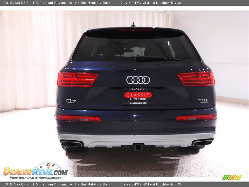 2018 Audi Q7 3.0 TFSI Premium Plus quattro Ink Blue Metallic / Black Photo #21