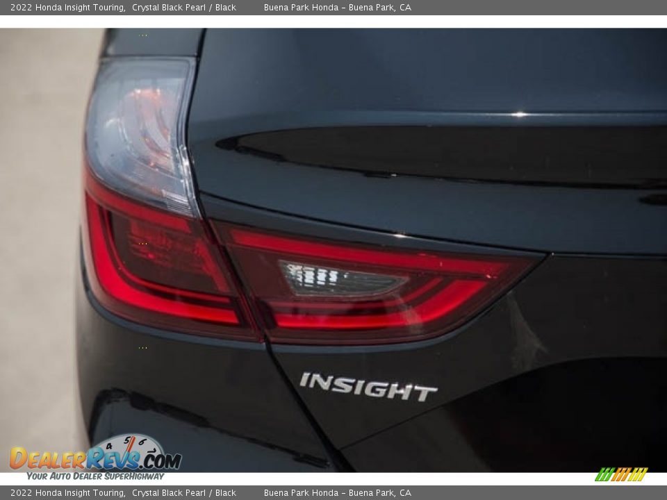 2022 Honda Insight Touring Crystal Black Pearl / Black Photo #6