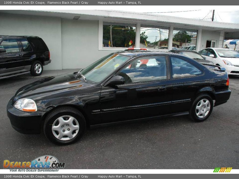 1998 Black honda civic ex #1