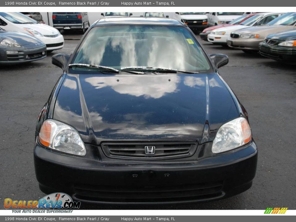 1998 Black honda civic ex #4