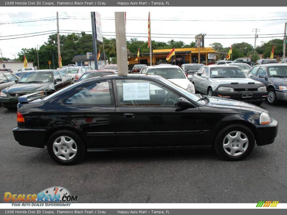 1998 Black honda civic ex #5