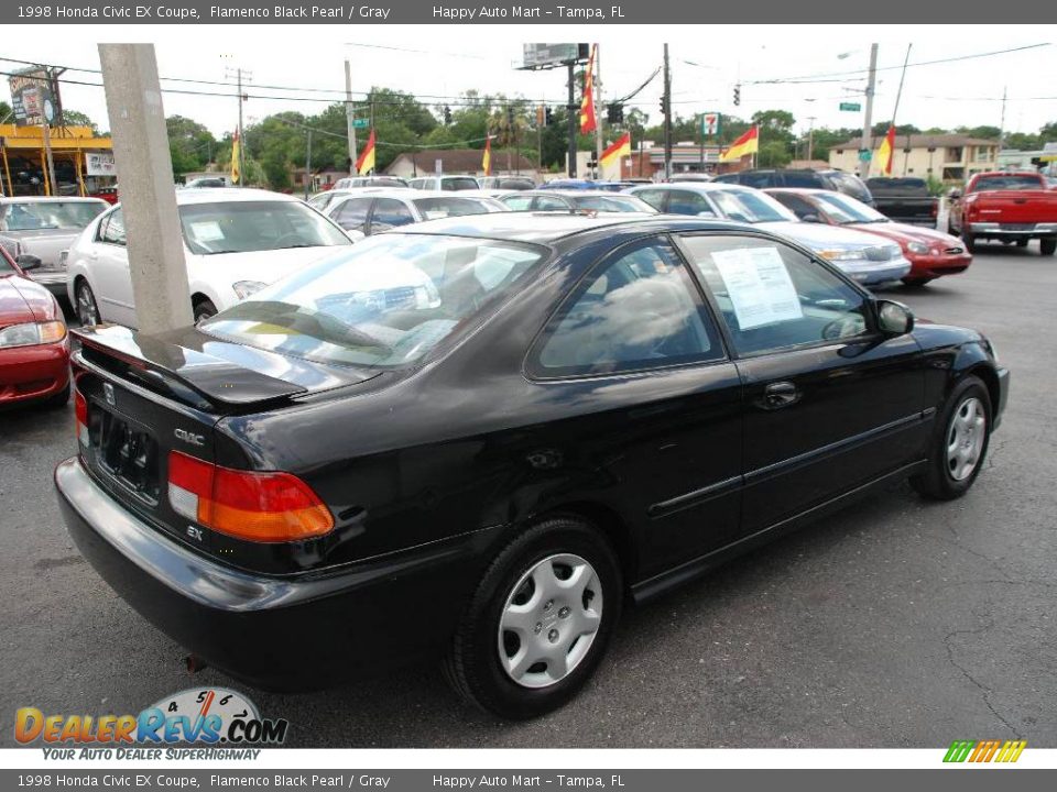 1998 Black honda civic ex #7