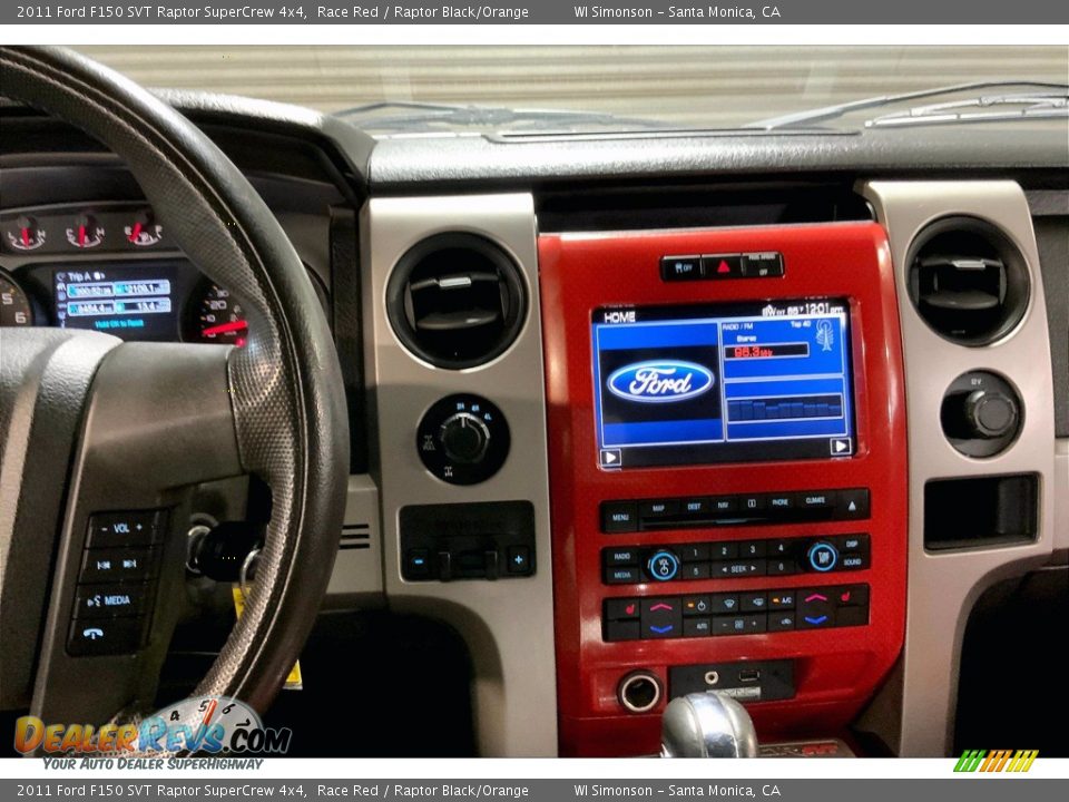 2011 Ford F150 SVT Raptor SuperCrew 4x4 Race Red / Raptor Black/Orange Photo #5