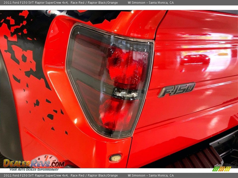 2011 Ford F150 SVT Raptor SuperCrew 4x4 Race Red / Raptor Black/Orange Photo #29