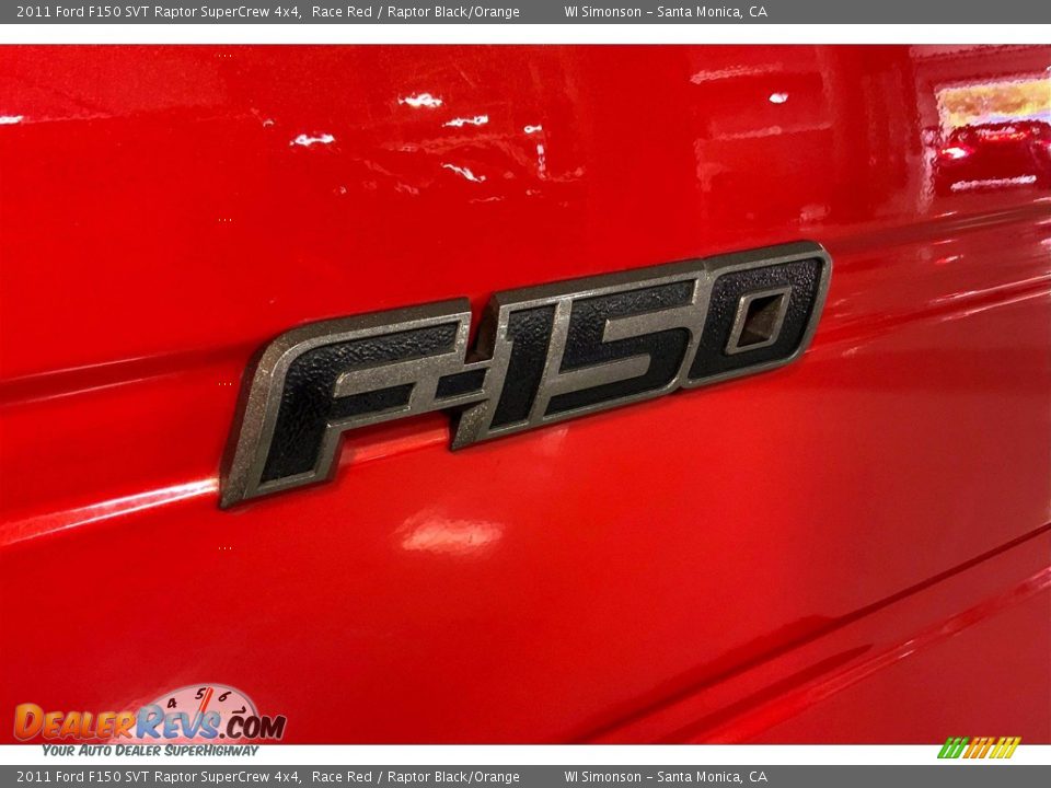 2011 Ford F150 SVT Raptor SuperCrew 4x4 Race Red / Raptor Black/Orange Photo #31