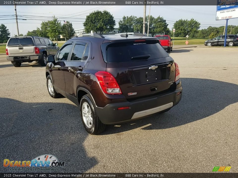 2015 Chevrolet Trax LT AWD Deep Espresso Metallic / Jet Black/Brownstone Photo #3