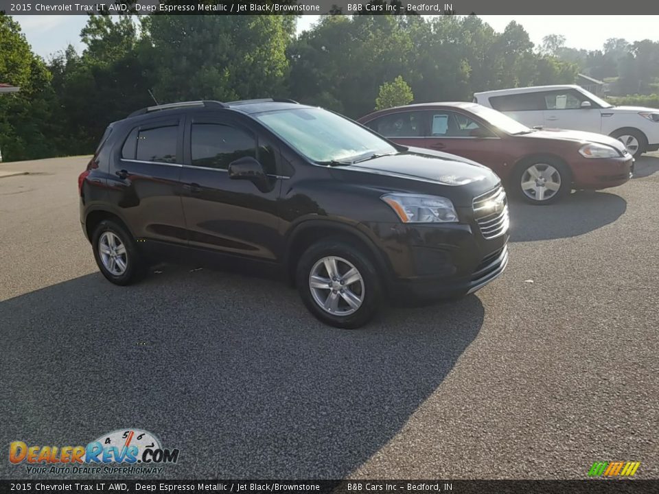 2015 Chevrolet Trax LT AWD Deep Espresso Metallic / Jet Black/Brownstone Photo #7