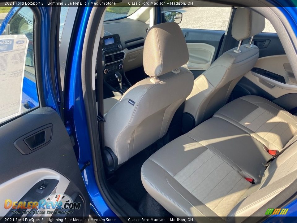 2021 Ford EcoSport S Lightning Blue Metallic / Medium Stone Photo #12