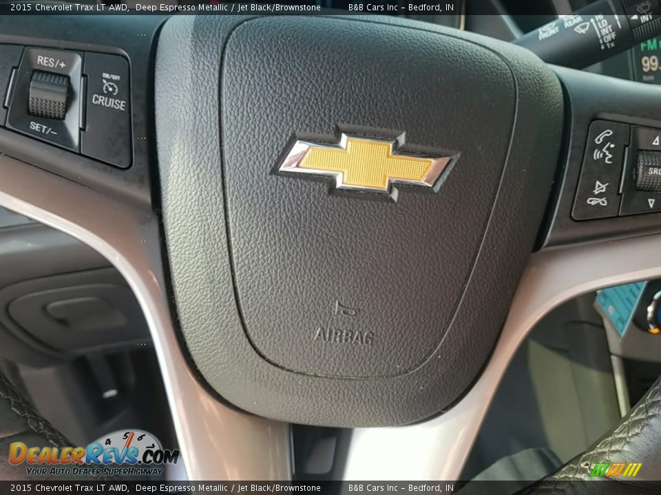 2015 Chevrolet Trax LT AWD Deep Espresso Metallic / Jet Black/Brownstone Photo #20