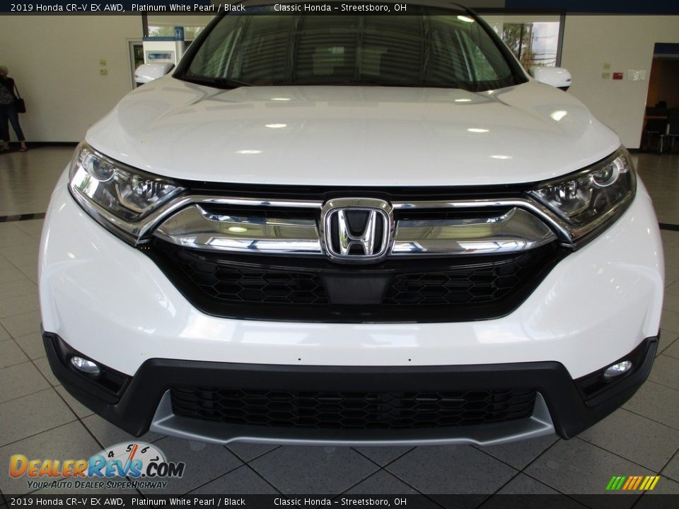 2019 Honda CR-V EX AWD Platinum White Pearl / Black Photo #2