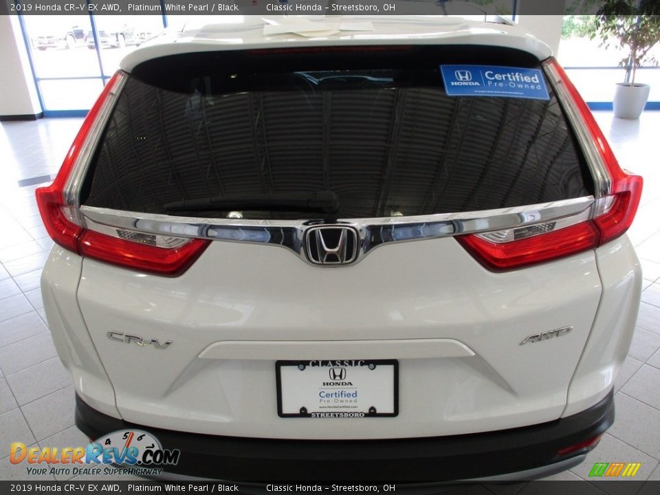 2019 Honda CR-V EX AWD Platinum White Pearl / Black Photo #7