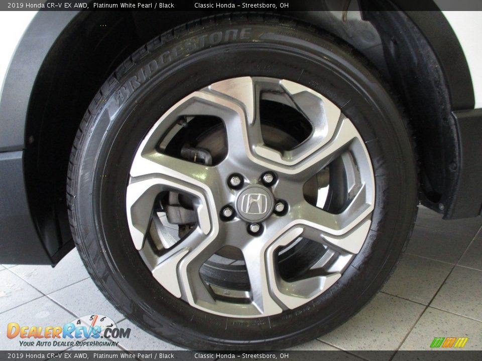 2019 Honda CR-V EX AWD Platinum White Pearl / Black Photo #9