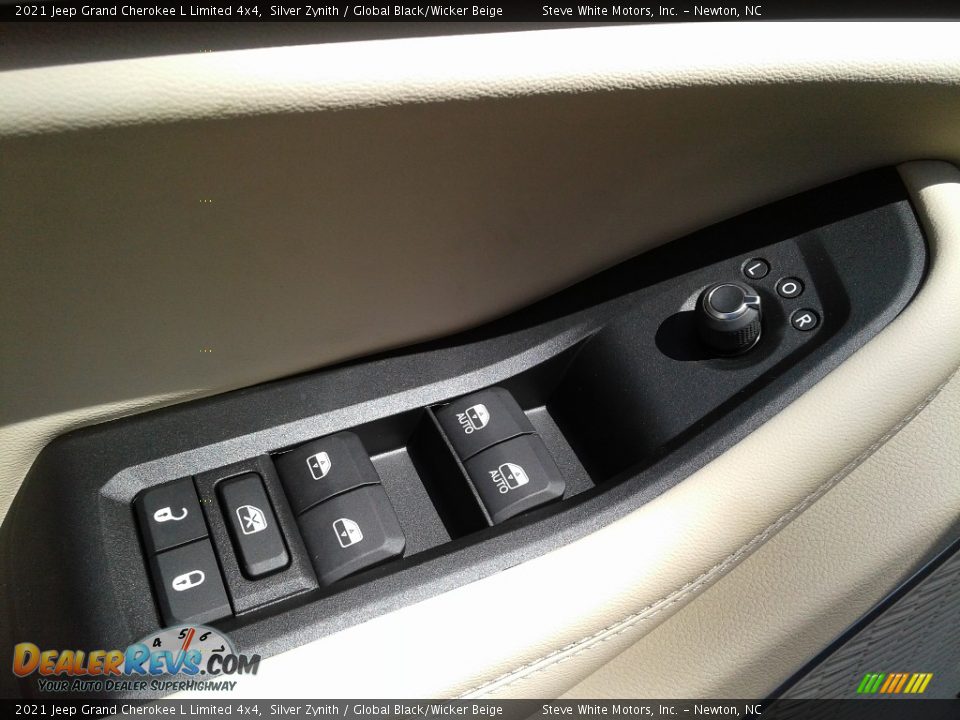 2021 Jeep Grand Cherokee L Limited 4x4 Silver Zynith / Global Black/Wicker Beige Photo #11