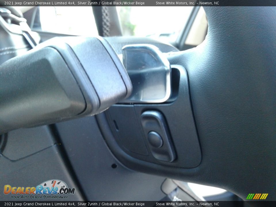 2021 Jeep Grand Cherokee L Limited 4x4 Silver Zynith / Global Black/Wicker Beige Photo #12