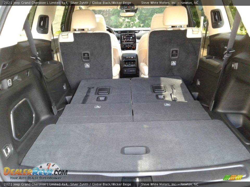 2021 Jeep Grand Cherokee L Limited 4x4 Silver Zynith / Global Black/Wicker Beige Photo #16