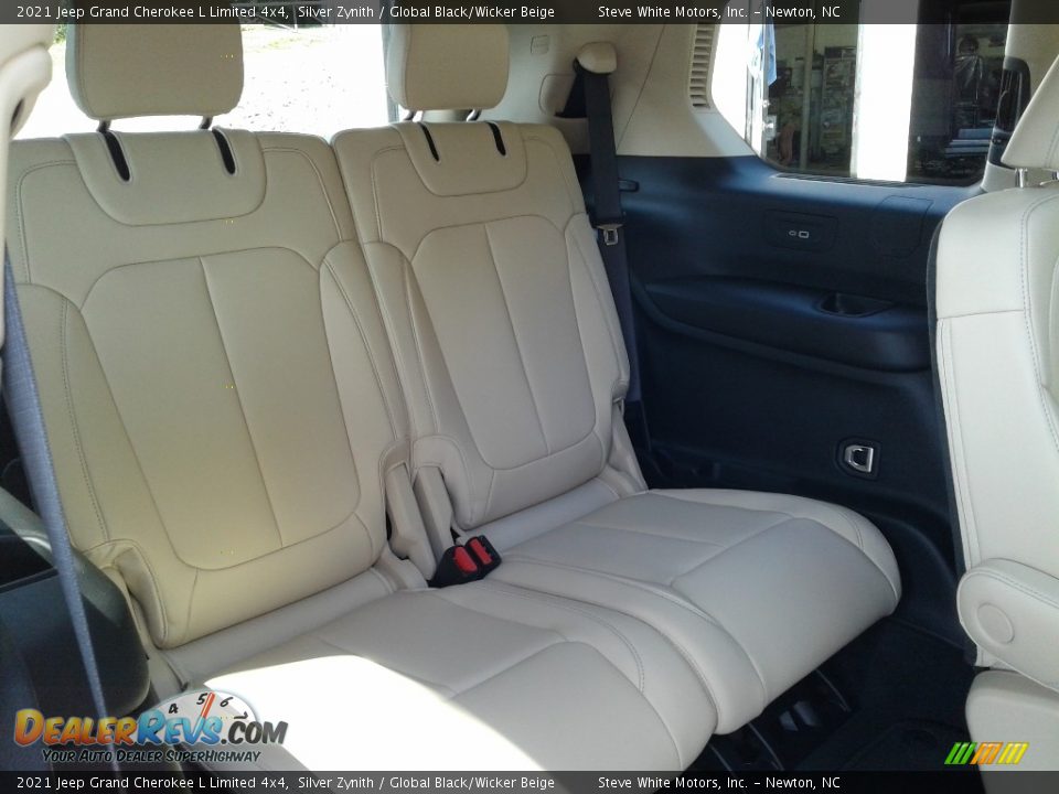 2021 Jeep Grand Cherokee L Limited 4x4 Silver Zynith / Global Black/Wicker Beige Photo #18