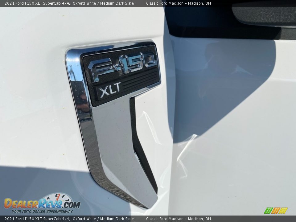 2021 Ford F150 XLT SuperCab 4x4 Oxford White / Medium Dark Slate Photo #9