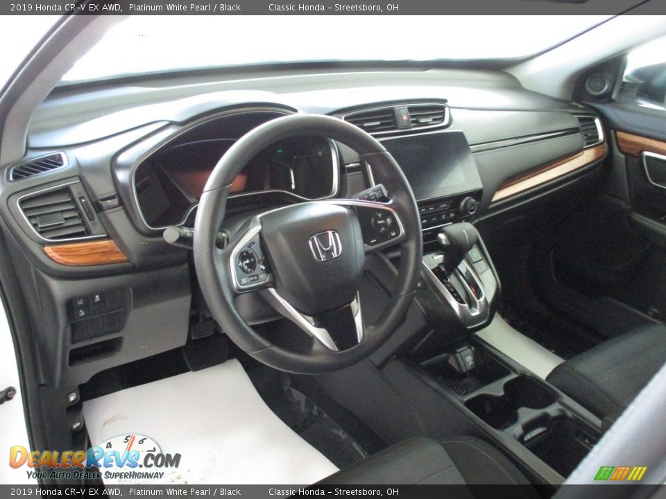 2019 Honda CR-V EX AWD Platinum White Pearl / Black Photo #24